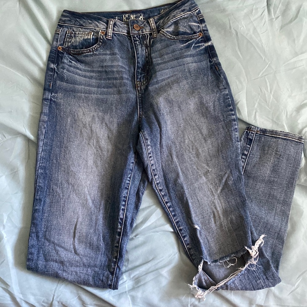 Rewash blue skinny jeans lightly worn